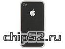 Чехол NavJack "Trim Bumper J014-24" для Apple iPhone 4/4S, Quartz white