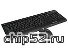 Комплект клавиатура + мышь Delux "K6000+M371", беспров., черный (USB) (ret)