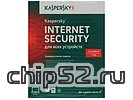 Программа для комплексной защиты "Kaspersky Internet Security", 5 устр. на 1 год, рус. (1CD, Box) (ret)