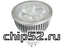 Лампа светодиодная FlexLED "LED-GU5.3-5W-WW", GU5.3, 5Вт, теплый белый (ret)