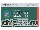 Программа для комплексной защиты "Kaspersky Internet Security. Карта продления", 3 устр. на 1 год, рус.