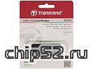 Картридер SDXC/microSDXC Transcend "TS-RDP5K", внешн., черный (USB2.0) (ret)