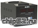 Стабилизатор напряжения Sven "AVR-5000 LCD", черный