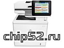 Цветное МФУ HP "Color LaserJet Enterprise MFP M577dn" A4, лазерный, принтер + сканер + копир, ЖК 8.0", бело-черный (USB2.0, LAN)